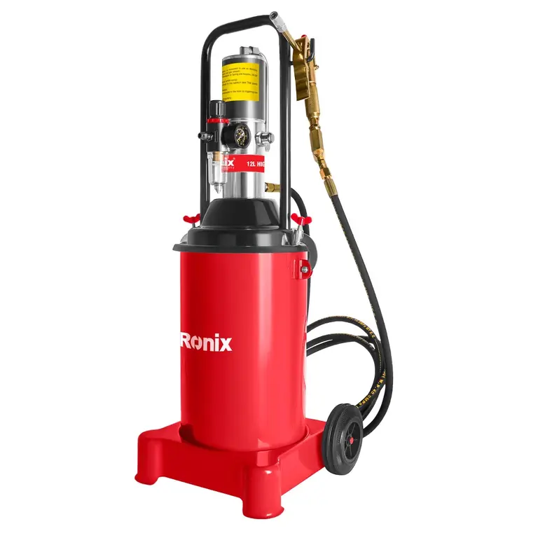 گریس پمپ سطلی ۱۲ لیتری رونیکس RH-4307