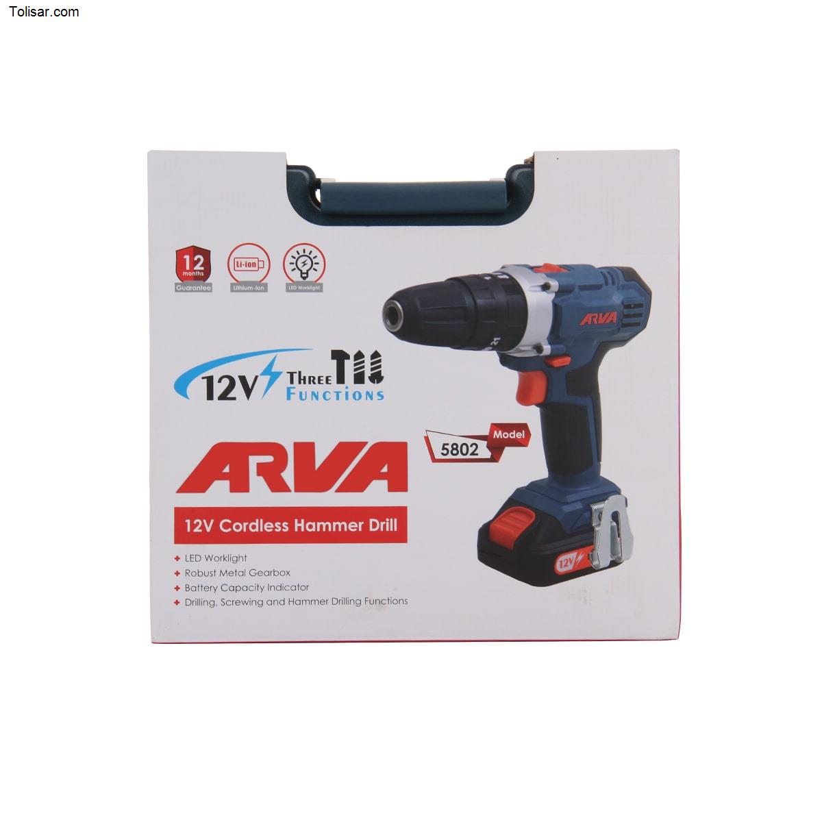 پیچ گوشتی شارژی آروا مدل 5802