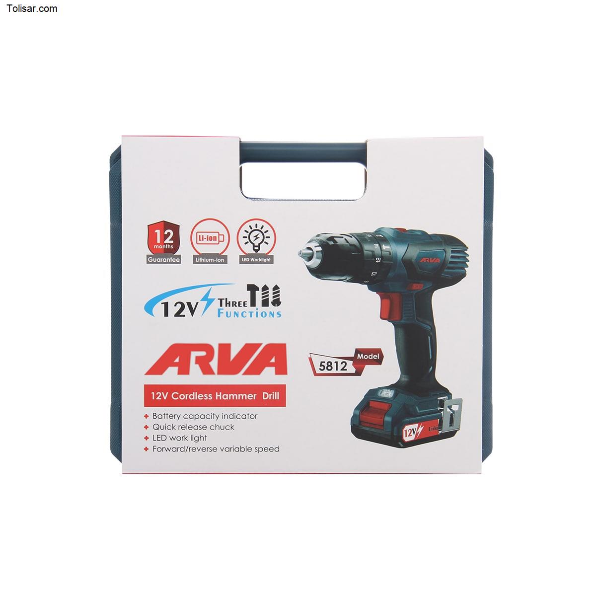 دریل شارژی آروا مدل 5812