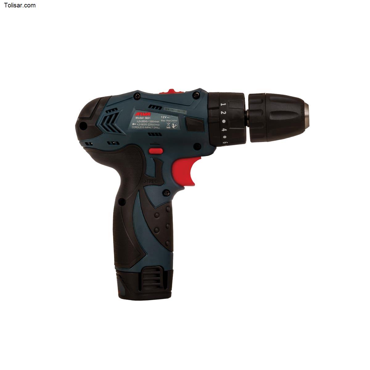 دریل شارژی اروا مدل 5851