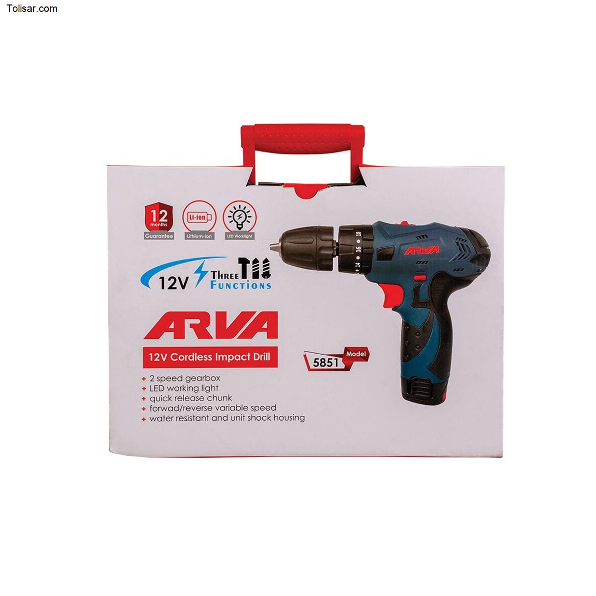 دریل شارژی اروا مدل 5851