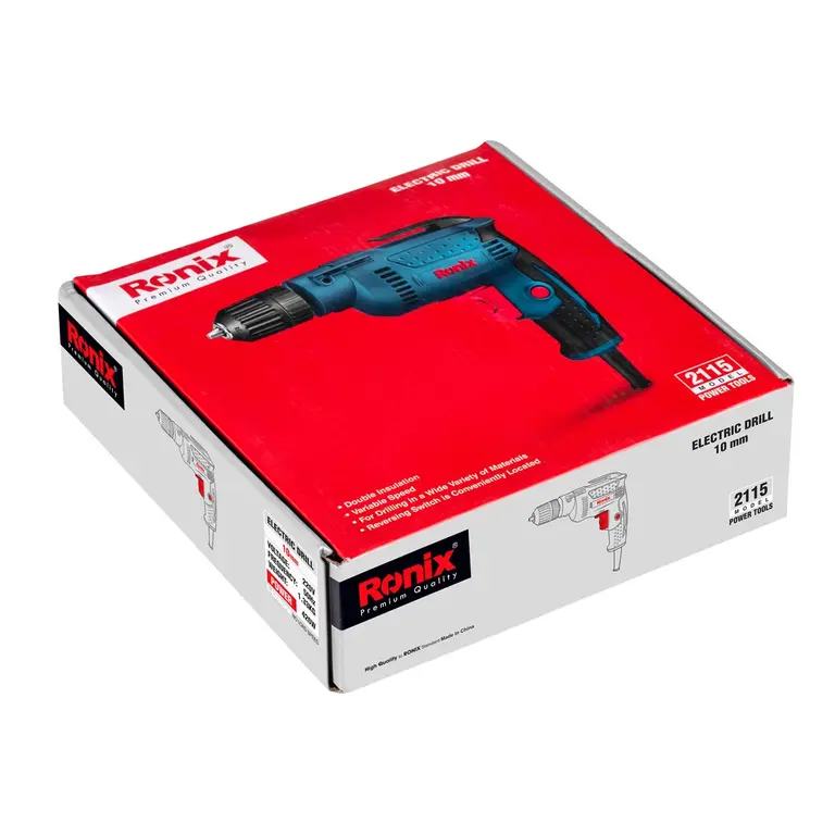 دریل برقی 10 میلی متری 420 وات رونیکس مدل 2115