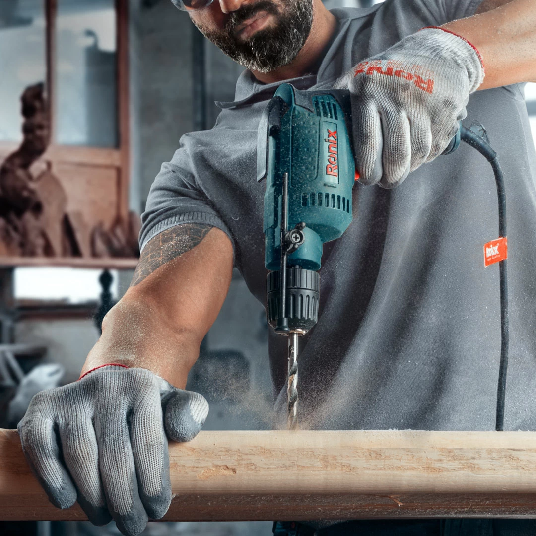 دریل برقی 10 میلی متری 420 وات رونیکس مدل 2115