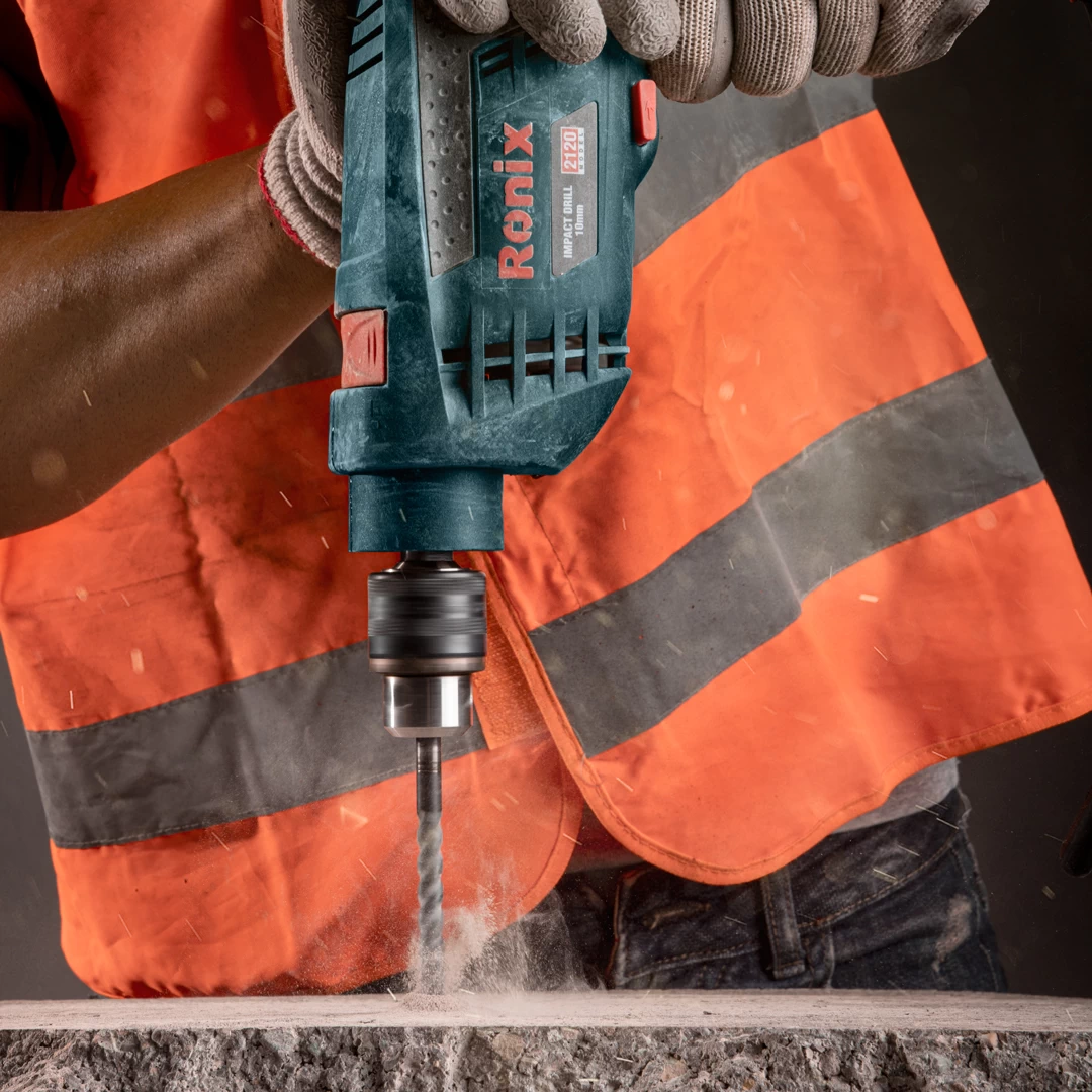 دریل چکشی ۱۰میلی‌متر ۷۵۰وات آچاری 2120