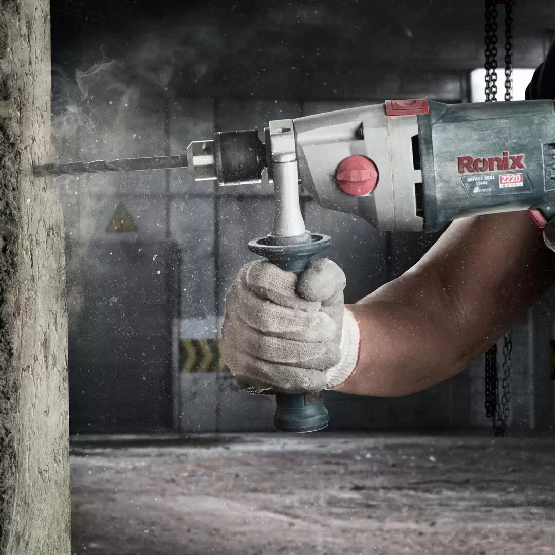 دریل گیربکسی ۱۳ میلی‌متری ۱۰۵۰ وات آچاری رونیکس مدل 2220