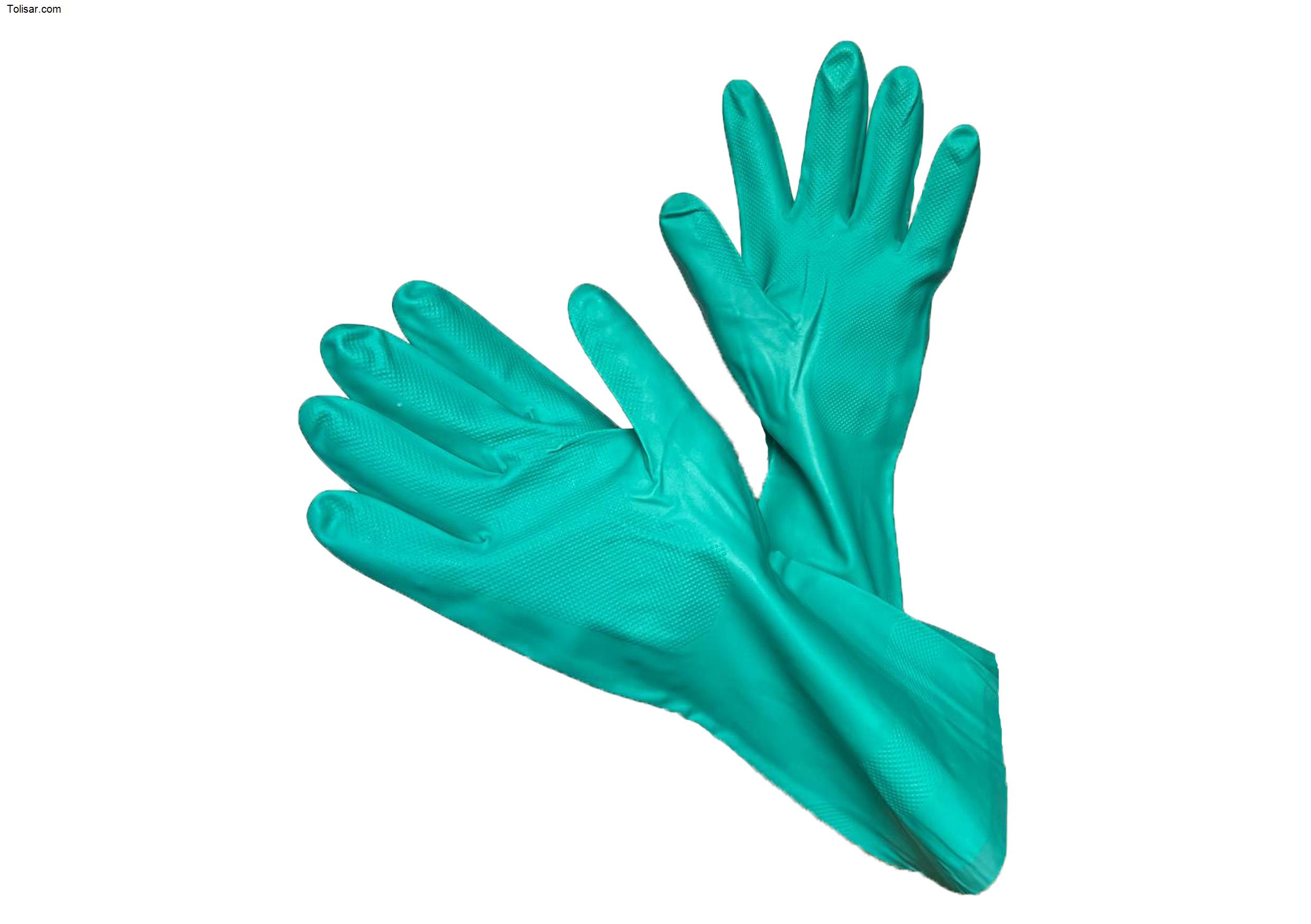 دستکش سوپر نیتریل بلند