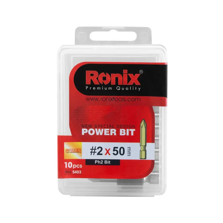 سری پیچ گوشتی یکسر چهارسو بلند PH2*50 میلی متر رونیکس مدل 54