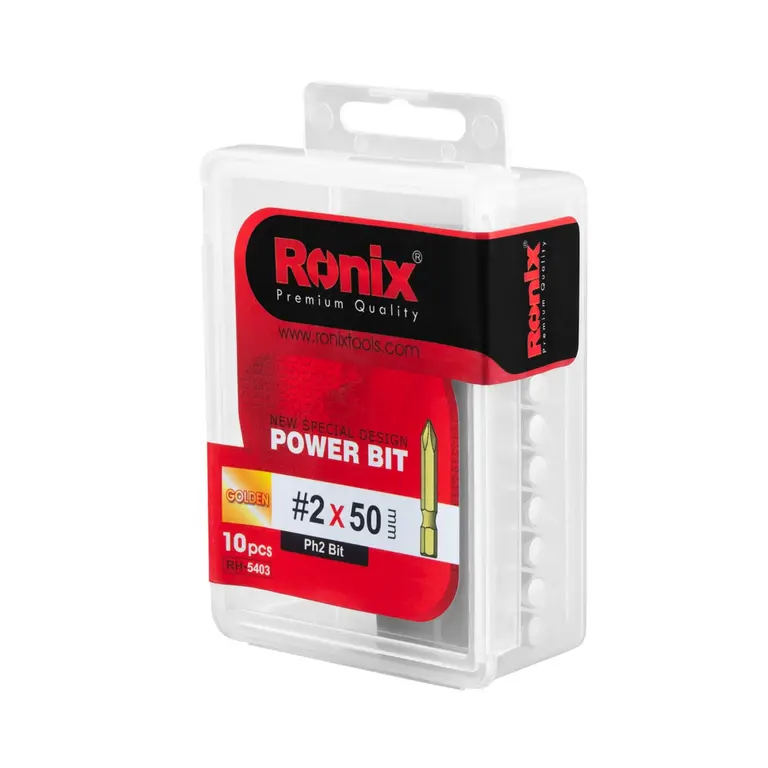 سری پیچ گوشتی یکسر چهارسو بلند PH2*50 میلی متر رونیکس مدل 54